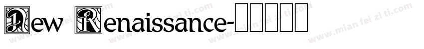 New Renaissance字体转换